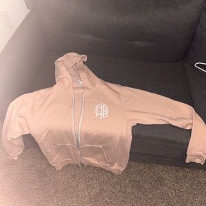 Gamma Phi Beta GPHI pink zip up hoodie